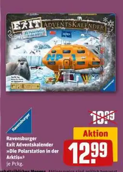 REWE Ravensburger Exit Adventskalender Die Polarstation in der Arktis Angebot
