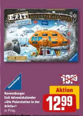 REWE Ravensburger Exit Adventskalender Die Polarstation in der Arktis Angebot