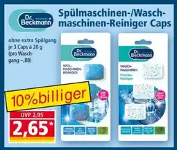 Norma Spülmaschinen-/ Waschmaschinen-Reiniger Caps Angebot