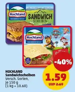 PENNY Hochland Sandwichscheiben Angebot