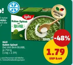 PENNY IGLO Rahm- Spinat Angebot