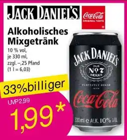 Norma JACK DANIEL'S Alkoholisches Mixgetränk Angebot