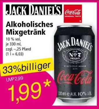 Norma JACK DANIEL'S Alkoholisches Mixgetränk Angebot