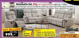 Norma Relaxsofa-Set 3tlg. mit 5 Relaxfunktionen Angebot