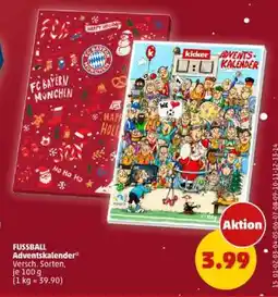 PENNY FUSSBALL Adventskalender Angebot