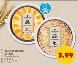 PENNY BÄCKERKRÖNUNG Kuchen Angebot