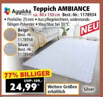 Norma Teppich AMBIANCE Angebot