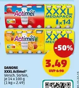 PENNY DANONE XXXL Actimel Angebot