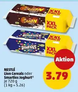 PENNY NESTLÉ Lion Cereals oder Smarties Joghurt Angebot