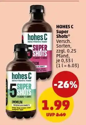 PENNY Hohes C Super Shots Angebot