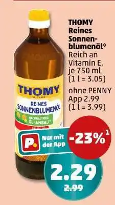 PENNY THOMY Reines Sonnenblumenöl Angebot