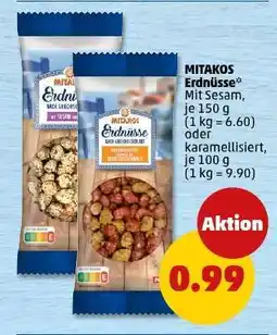 PENNY MITAKOS Erdnüsse Angebot