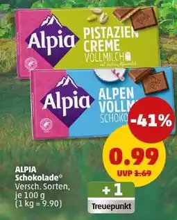 PENNY Alpia Schokolade Angebot