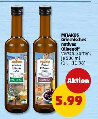 PENNY MITAKOS Griechisches natives Olivenöl Angebot