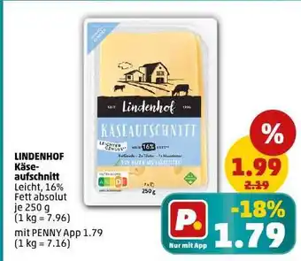 PENNY LINDENHOF Käseaufschnitt Angebot