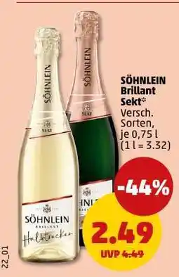 PENNY SÖHNLEIN Brillant Sekt Angebot
