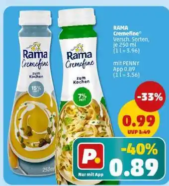 PENNY Rama Cremefine Angebot