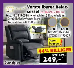 Norma Verstellbarer Relaxsessel Angebot