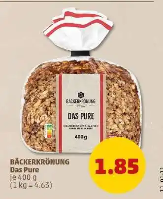 PENNY BÄCKERKRÖNUNG Das Pure Angebot