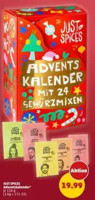 PENNY JUST SPICES Adventskalender Angebot