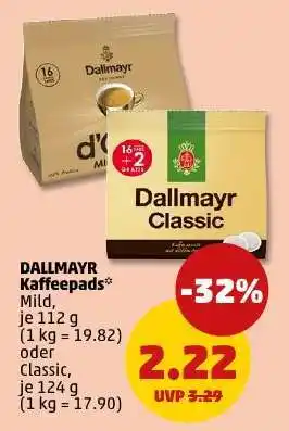 PENNY DALLMAYR Kaffeepads Angebot