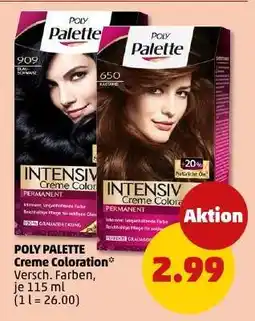 PENNY Poly Palette Creme Coloration Angebot