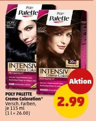 PENNY Poly Palette Creme Coloration Angebot