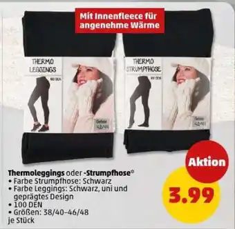 PENNY Thermoleggings oder -Strumpfhose Angebot