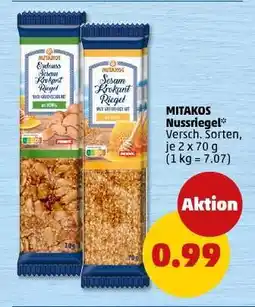 PENNY MITAKOS Nussriegel Angebot