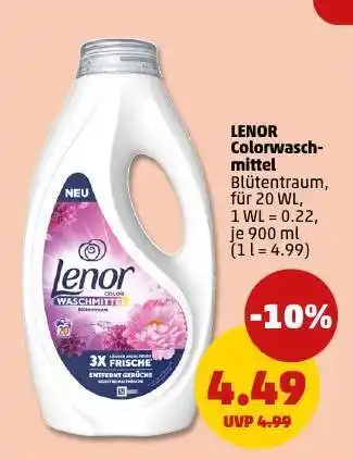 PENNY LENOR Colorwaschmittel Angebot