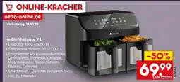 Netto Marken-Discount Heißluftfritteuse 9 L Angebot
