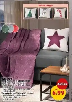 PENNY Wohndecke mit Tiermotiv Angebot