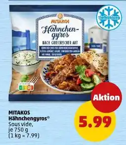 PENNY MITAKOS Hähnchengyros Angebot
