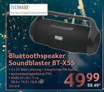 Selgros Bluetoothspeaker Soundblaster Bt-x55 Angebot