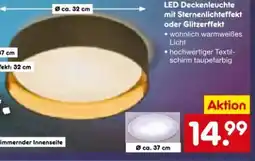 Netto Marken-Discount Star-Q LED-Deckenleuchten Angebot