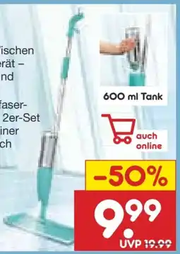 Netto Marken-Discount Clean Maxx Spray-Mopp Angebot
