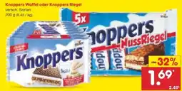 Netto Marken-Discount Storck Knoppers Waffeln Angebot