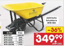 Netto Marken-Discount Bamato Schubkarren/Dumper Angebot