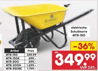 Netto Marken-Discount Bamato Schubkarren/Dumper Angebot