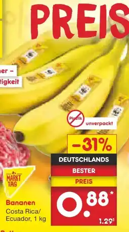 Netto Marken-Discount MarktTag Bananen Angebot