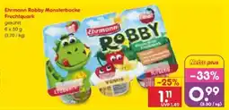 Netto Marken-Discount Ehrmann Robby Monsterbacke Fruchtquark Angebot