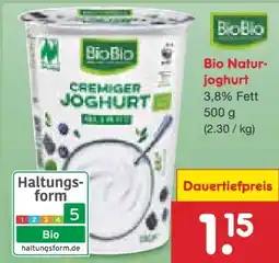 Netto Marken-Discount BioBio Cremiger Bio Joghurt Angebot