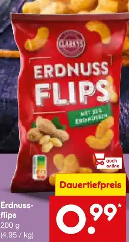 Netto Marken-Discount Clarky's Erdnussflips Angebot