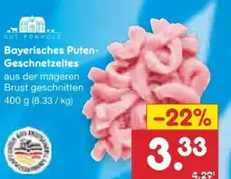 Netto Marken-Discount Gut Ponholz Puten-Geschnetzeltes Angebot