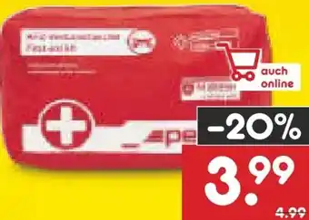 Netto Marken-Discount Petex KFZ-Verbandtasche Angebot