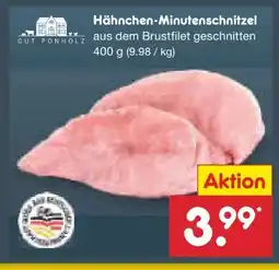 Netto Marken-Discount Gut Ponholz Hähnchen-Minutenschnitzel Angebot