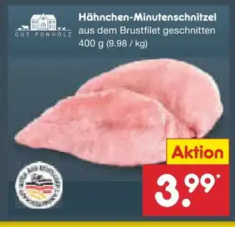 Netto Marken-Discount Gut Ponholz Hähnchen-Minutenschnitzel Angebot