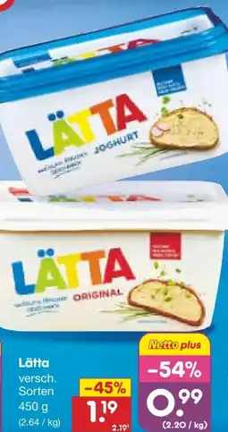 Netto Marken-Discount Lätta Original Angebot