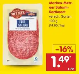 Netto Marken-Discount Stockmeyer Edel-Salami Angebot