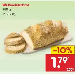 Netto Marken-Discount Netto Backstube Weltmeisterbrot Angebot